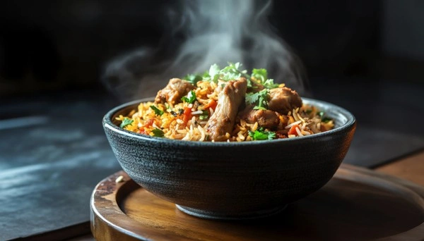 Arroz PaisaChicharrón, cebolla, maduritos, alverjas, maicitos, chorizo, pollo y carne de cerdo.